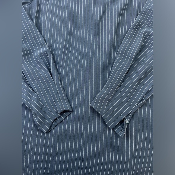 Tracy Mills Black Striped Dress N229-40 - Picture 6 of 11